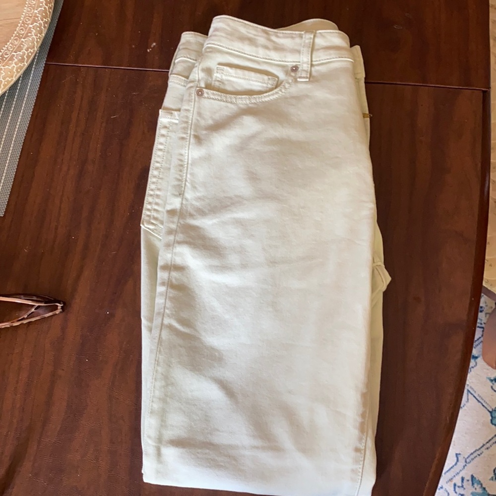Brand new mint, straight jeans from Old Navy